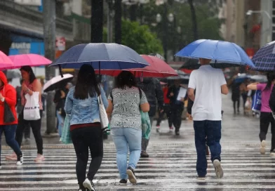 Fim de semana deve ser de chuva no Sul e em parte do Sudeste