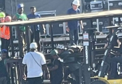 Trabalhador morre na montagem do palco para show de Shakira