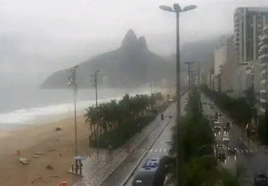Frente fria provoca virada no tempo no Rio