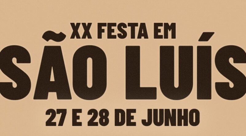 Festa de São Luís começa hoje, 27 de junho