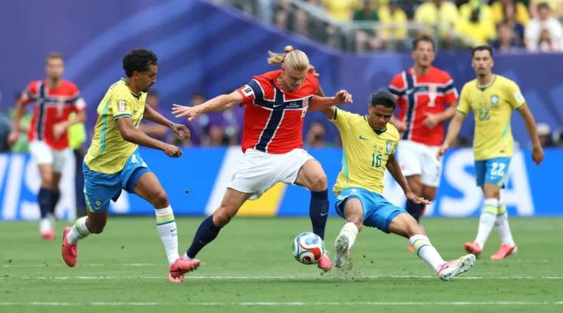Com pênalti perdido e dois gols de Haaland, Brasil é eliminado da Copa