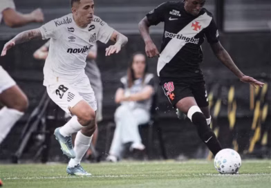 Com participação de Neymar em dois gols, Vasco perde para o Santos no Brasileiro